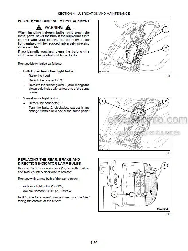 Photo 7 - New Holland TS100A TS110A TS115A TS125A TS135A Operators Manual Tractor 6045351100