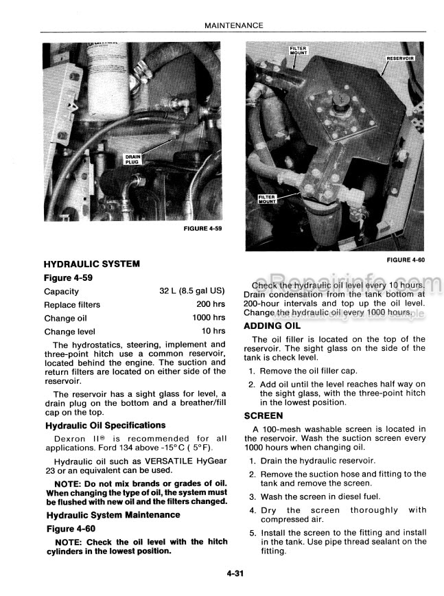 Photo 8 - Versatile 276II Operators Manual Bidirectional Tractor 42027610