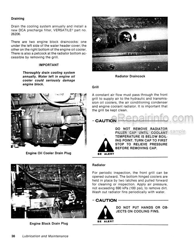 Photo 12 - Versatile 555 Operators Manual Tractor 42055505