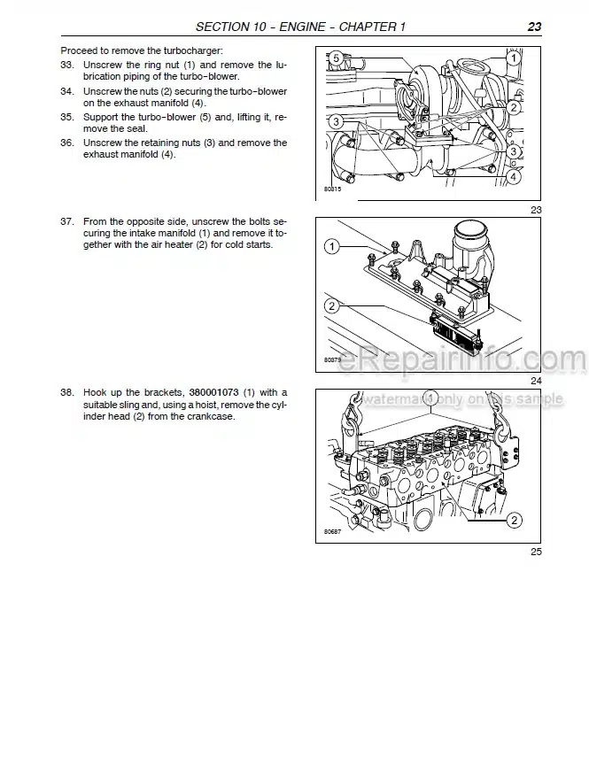 Photo 2 - Case MXU100 MXU110 MXU115 MXU125 MXU130 MXU135 Repair Manual Tractor