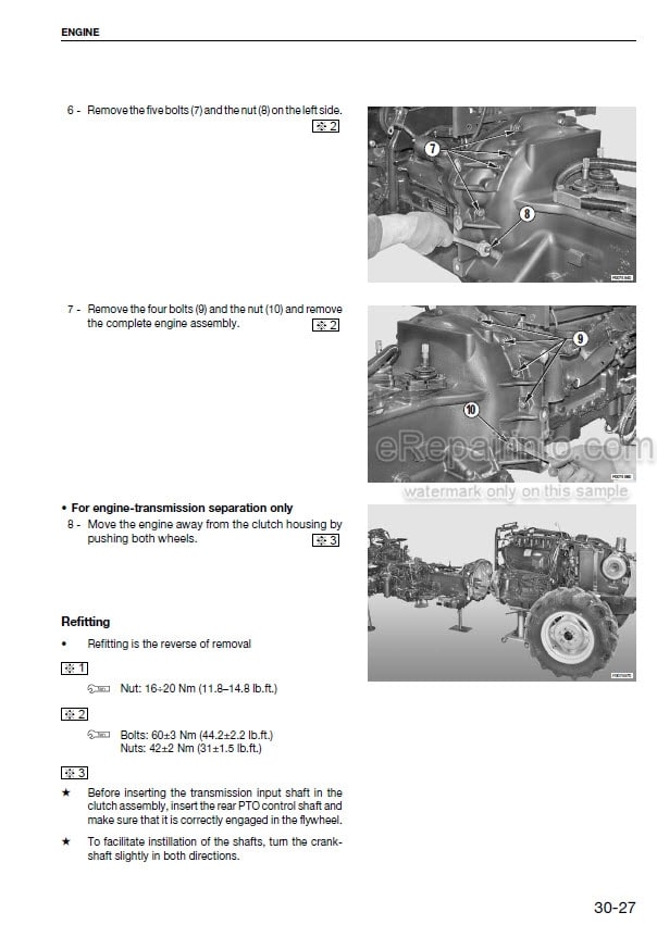 Photo 13 - Deutz Fahr Agrolux F50 F60 F70 F80 Workshop Manual Tractor 307.1114.3.6
