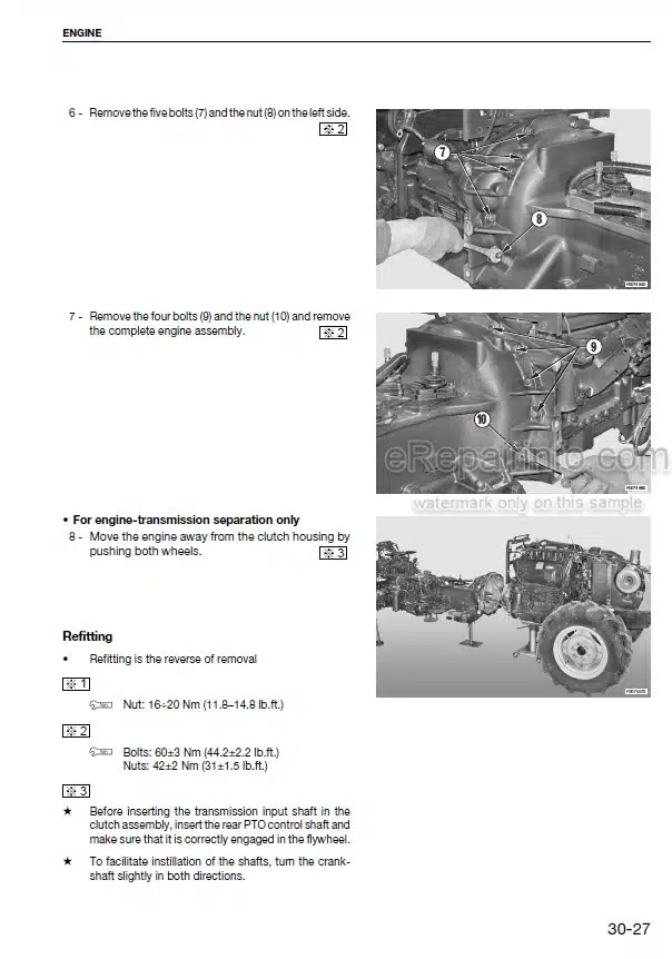 Photo 3 - Deutz Fahr Agrolux F50 F60 F70 F80 Workshop Manual Tractor 307.1114.3.6
