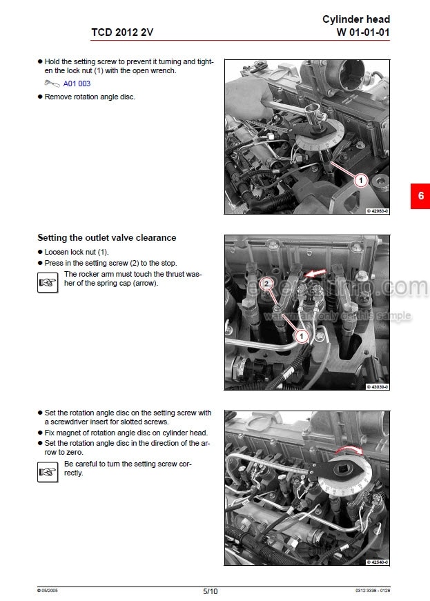 Photo 8 - Deutz TCD 2012 2V Workshop Manual Engine 03121977