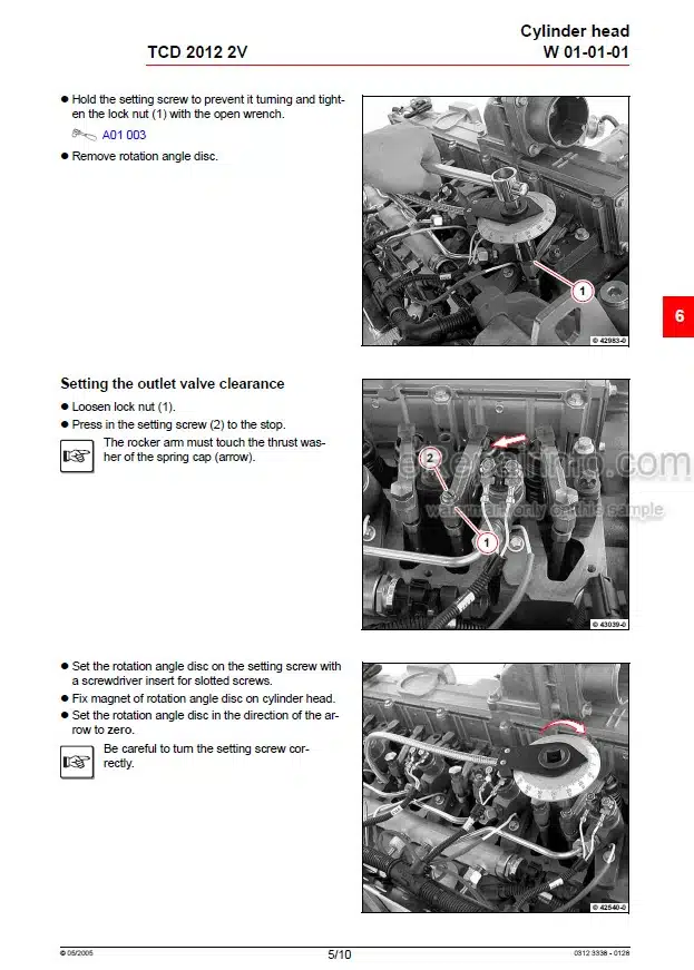 Photo 1 - Deutz TCD 2012 2V Workshop Manual Engine 03121977