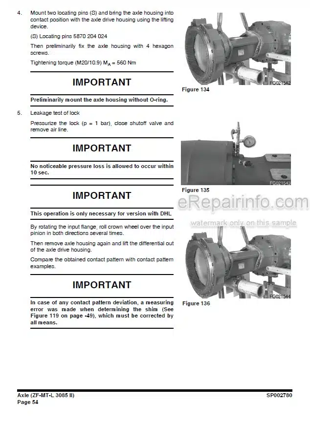 Photo 7 - Doosan DL450-5 Shop Manual Wheel Loader 950106-01243E