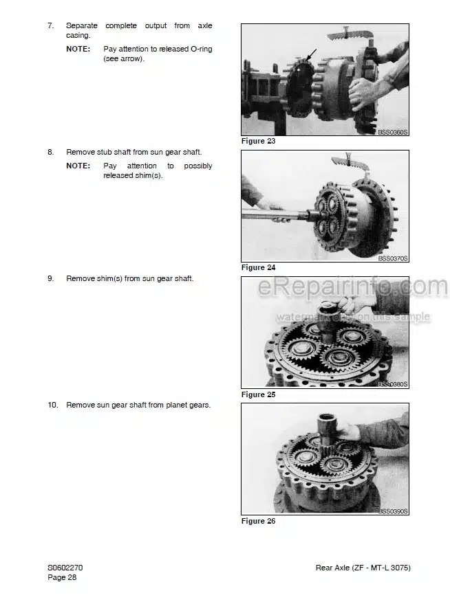 Photo 7 - Doosan DL160 Shop Manual Wheel Loader K1040197E