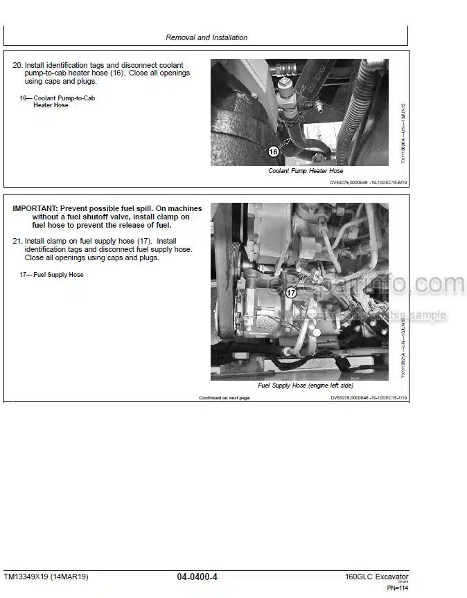 Photo 7 - John Deere 544H Parts Catalog Loader PC2610