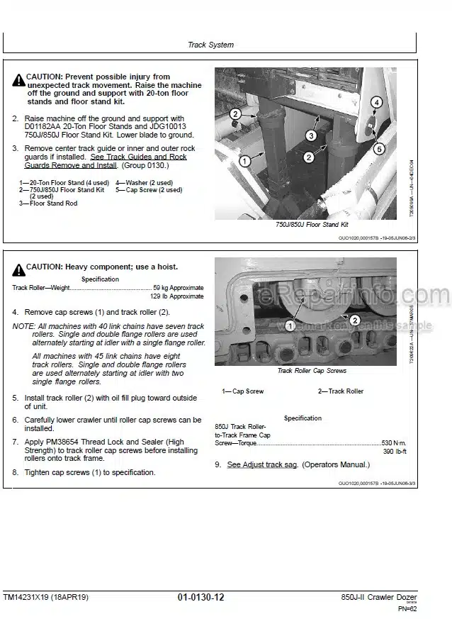 Photo 8 - John Deere 330G 332G Repair Technical Manual Skid Steer Loader TM14063X19