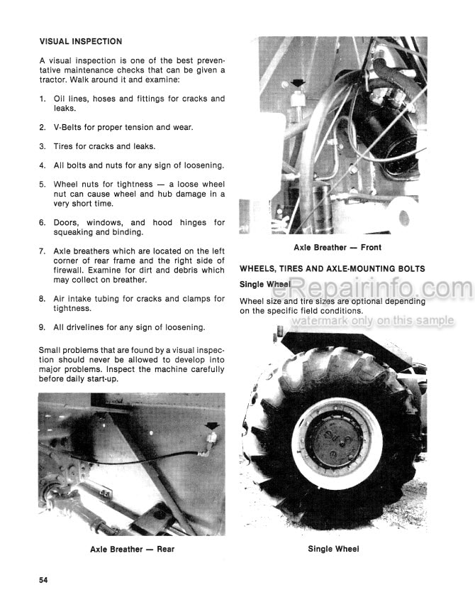 Photo 10 - Versatile 935 Operators Manual Tractor