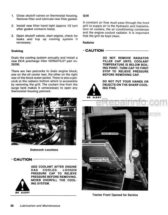 Photo 11 - Versatile 955 Operators Manual Powershift Tractor 42095511