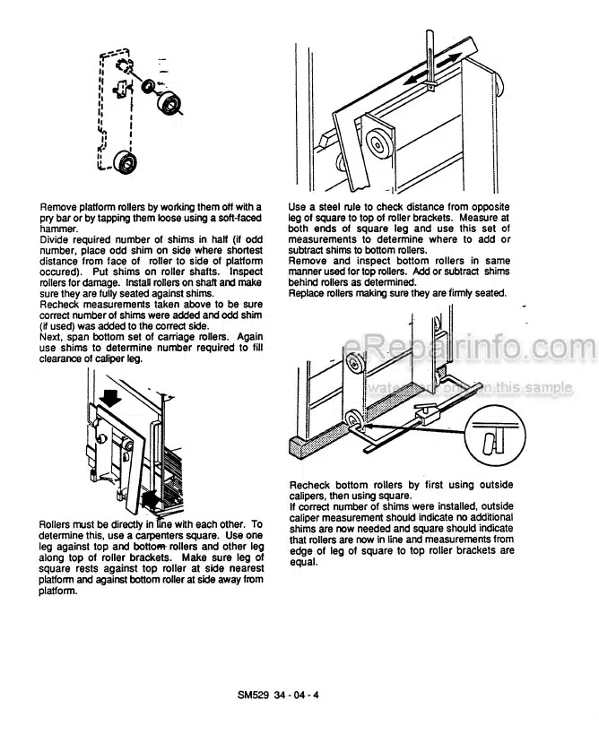 Photo 1 - Clark OP15 Service Manual Forklift SM566