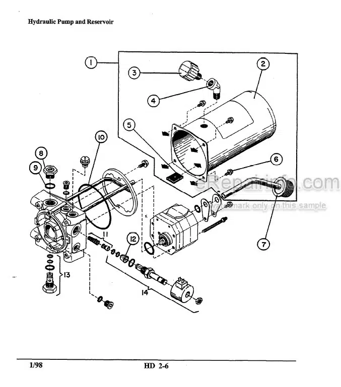 Photo 7 - Clark PWD25 PWD30 PWD36 HWD25 HWD30 HWD36 Service Manual Forklift SM568