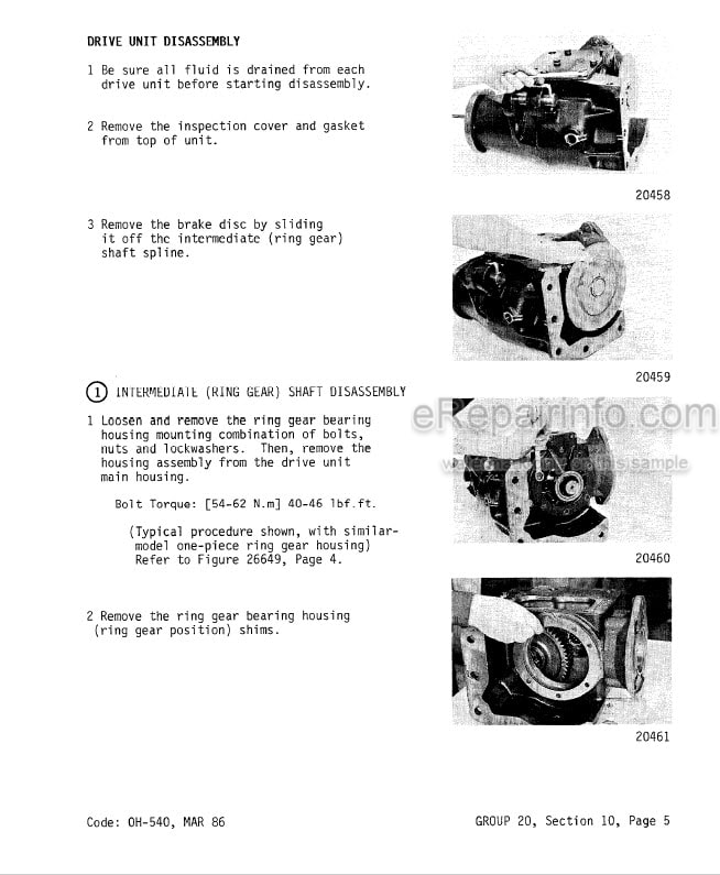 Photo 1 - Clark TM12 TM25 Service Manual And EV100 Supplement Forklift SM555