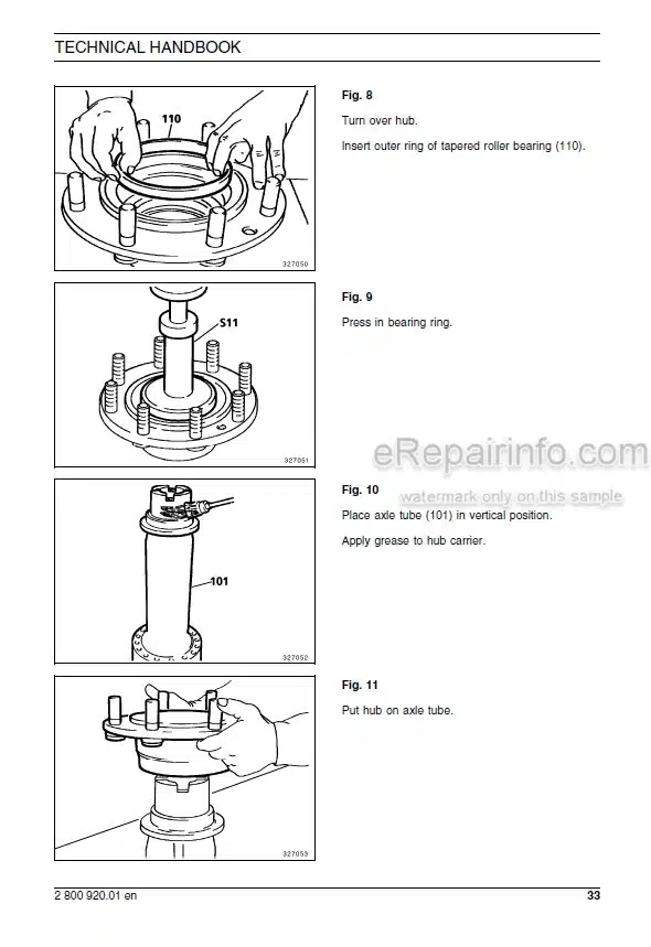 Photo 7 - Fiat Kobelco W80 Technical Handbook And Option Wheel Loader 604.06.998.02