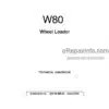 Photo 4 - Fiat Kobelco W80 Technical Handbook And Option Wheel Loader 604.06.998.02