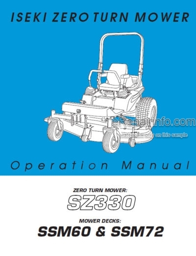 Iseki hydraulic manual