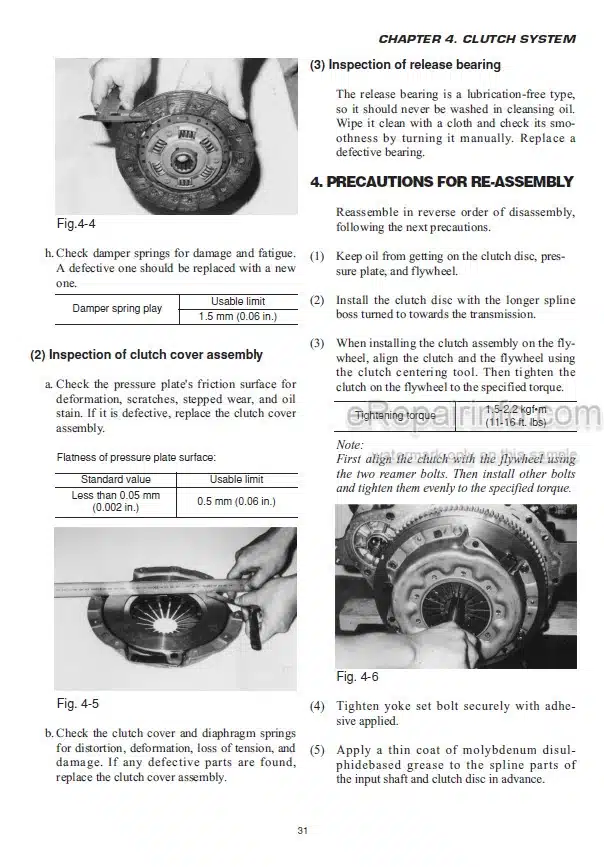 Photo 8 - Iseki TH4260 TH4290 TH4330 Service Manual Tractor 0402-01-10