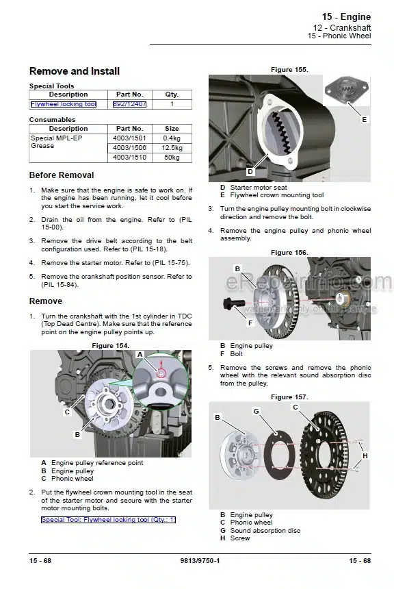 Photo 7 - JCB 3C 3CX 4CX Service Manual Backhoe Loader 9803-3290