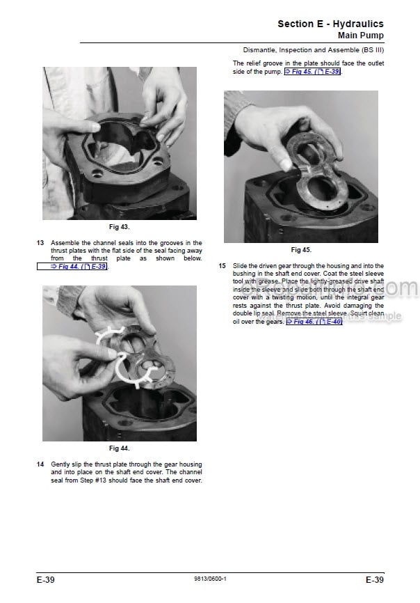 Photo 7 - JCB 2DX Service Manual Backhoe Loader 9813-8500