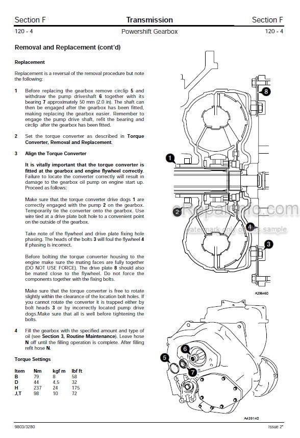 Photo 7 - JCB 3CX 4CX 214E 214 215 217 Service Manual Backhoe Loader 9803-3280