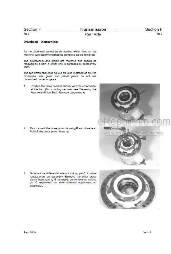 Photo 7 - JCB Midi CX Service Manual Backhoe Loader 9803-9400