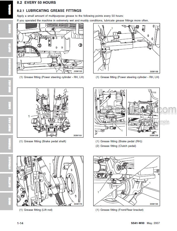 Photo 7 - Kioti Daedong LX500L Workshop Manual Tractor SS76-W00