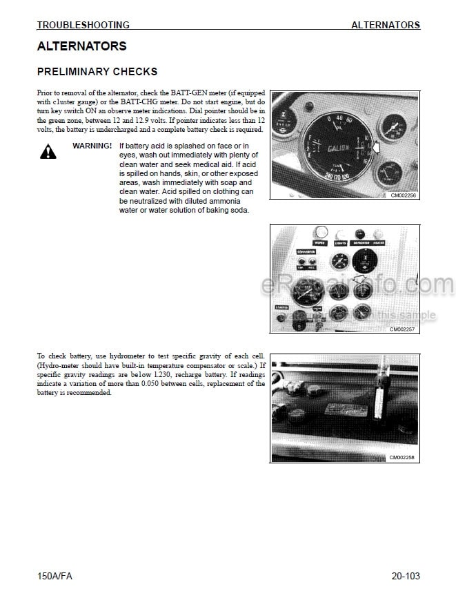 Photo 3 - Komatsu 150A 150FA Shop Manual Hydraulic Crane CEBM001400