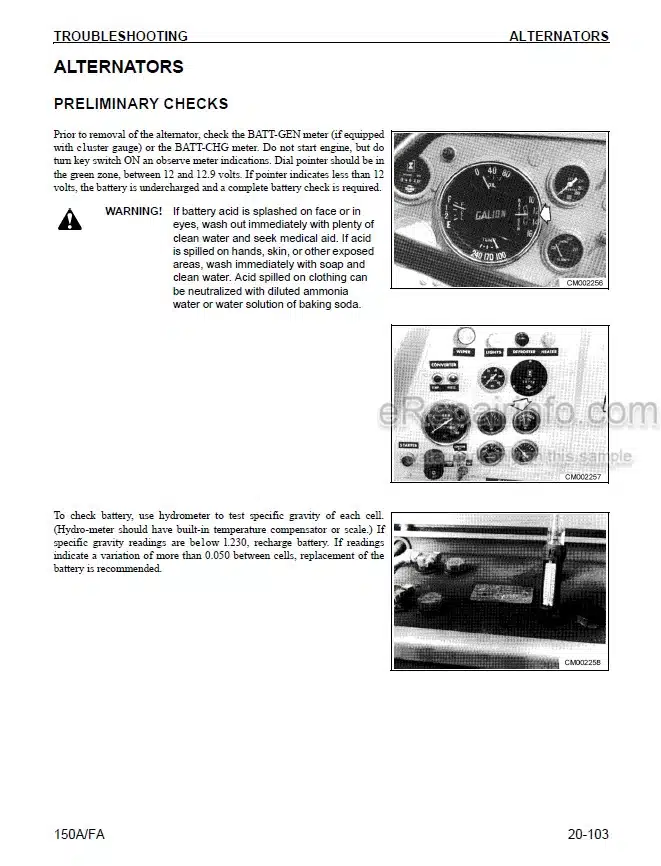 Photo 1 - Komatsu 150A 150FA Shop Manual Hydraulic Crane CEBM001400