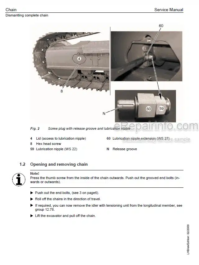 Photo 9 - Liebherr R900C-EDC Litronic Service Manual Hydraulic Excavator
