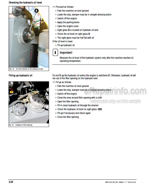 Photo 9 - Neuson 1001 Service Manual Dumper 1000144662
