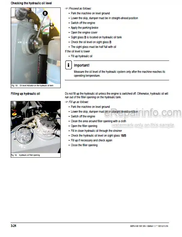 Photo 2 - Neuson 1001 Service Manual Dumper 1000144662