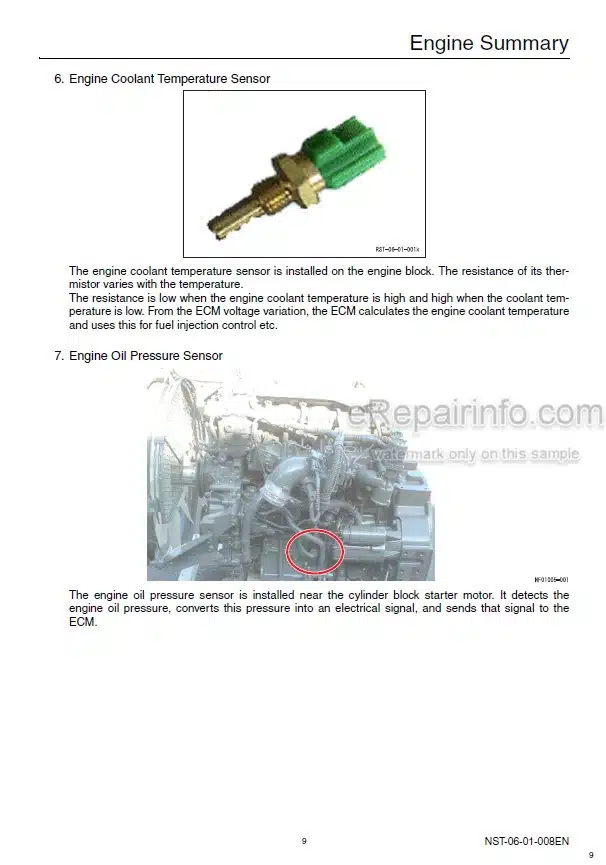 Photo 7 - Sumitomo SH160-3 Repair Manual Hydraulic Excavator