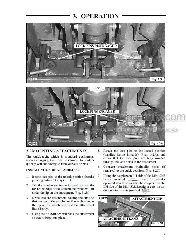 Photo 11 - Thomas 35DT Owners Operators And Parts manual Mini Skid Steer Loader 52597