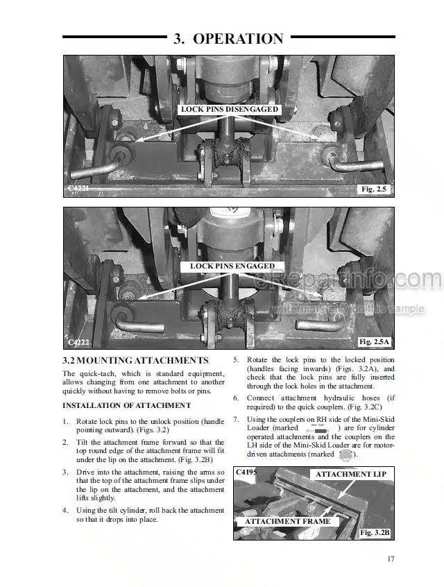 Photo 7 - Thomas 25G 25GT Owners Operators And Parts Manual Mini Skid Steer Loader 048343SP