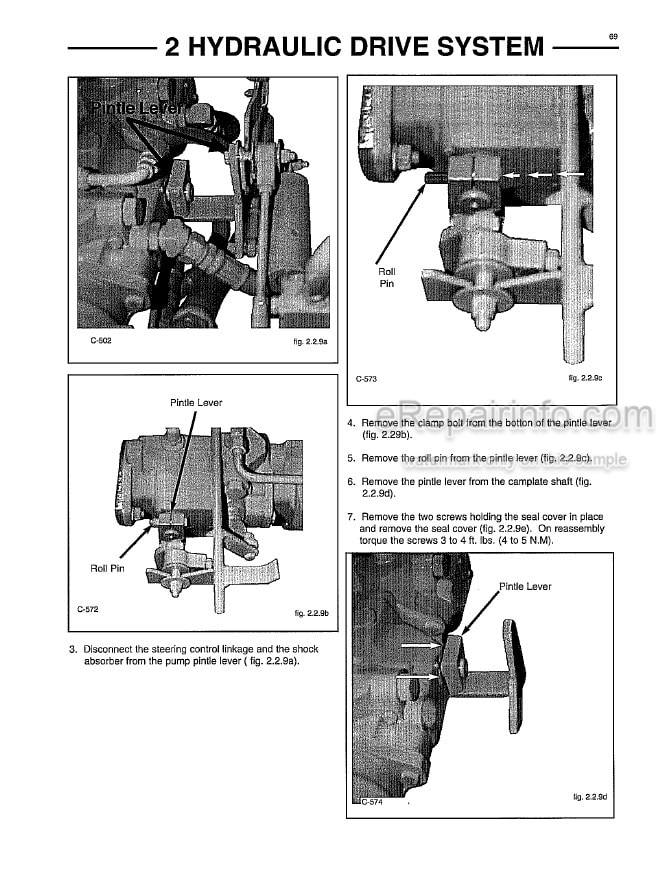 Photo 11 - Thomas T133S Repair Manual Skid Steer Loader 41075