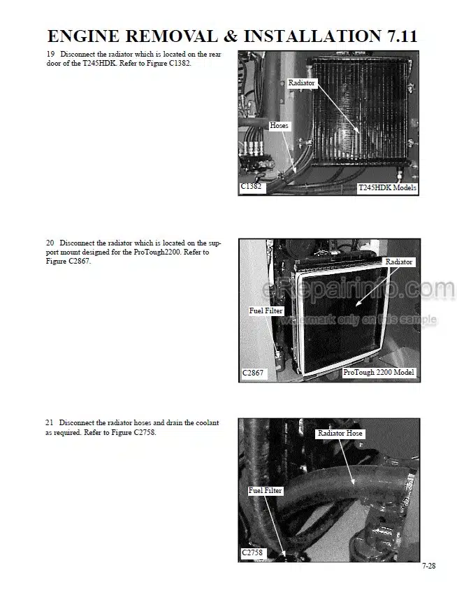 Photo 8 - Thomas 85 Repair Manual Skid Steer Loader 533221