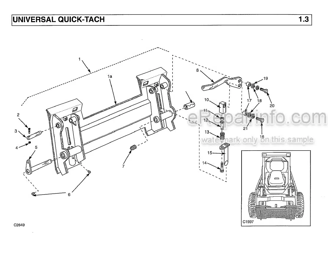 Photo 6 - Thomas T245HDK Parts Manual Skid Steer Loader 046926