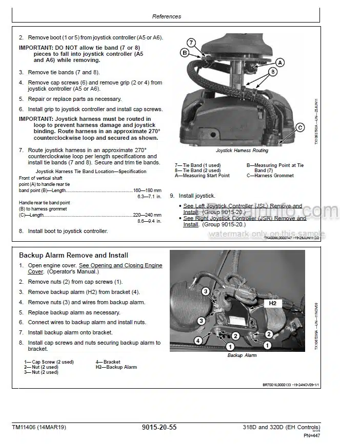 Photo 8 - John Deere 710K Operation And Test Manual Backhoe Loader TM12511