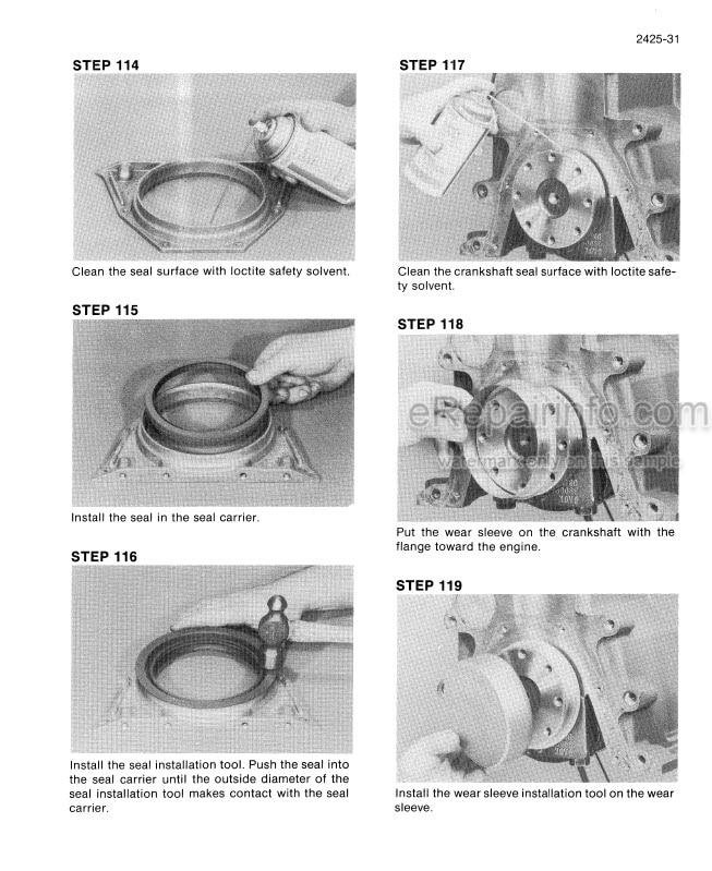 Photo 5 - Case 1085B 1086B Cruz Air Service Manual Wheel Excavator 8-44630