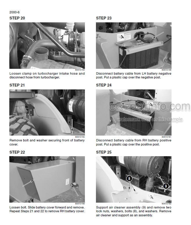Photo 8 - Case 500 W5 W5A Service Manual Loader 9-76231