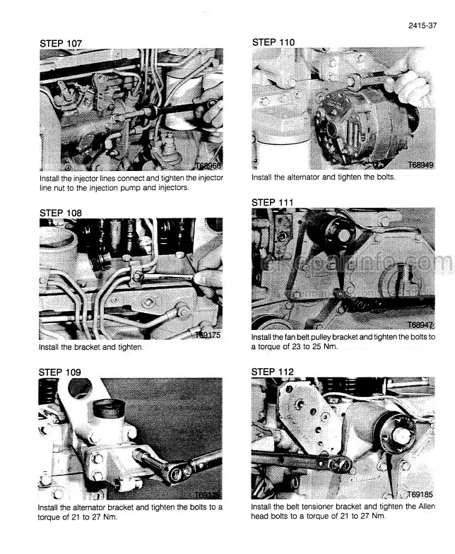 Photo 7 - Case 550H Service Manual Crawler 7-16170