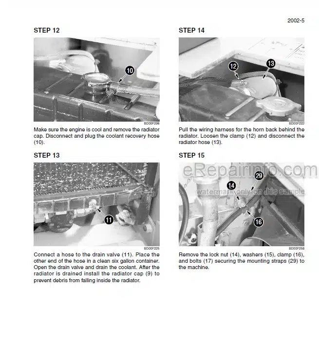 Photo 8 - Case 550E Service Manual Crawler 8-16692