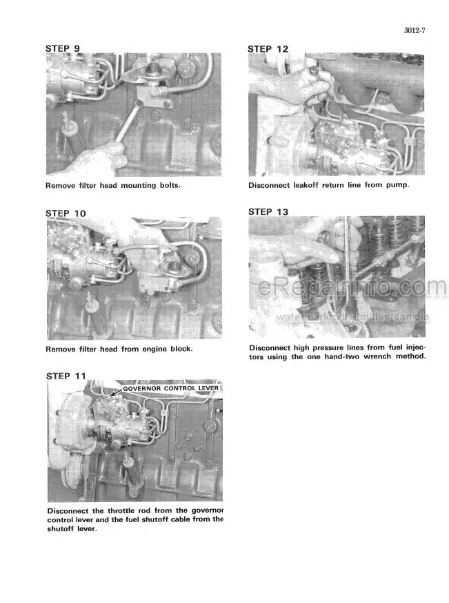 Photo 7 - Case 580K Service Manual Loader Backhoe 8-12790
