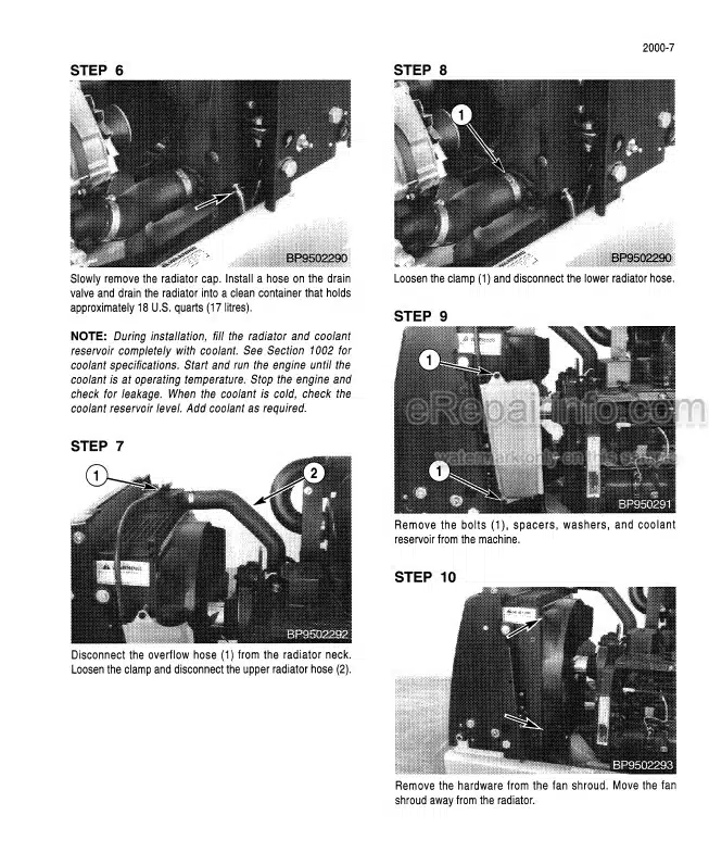 Photo 6 - Case 580L Super L 590L Super L Service Manual Loader Backhoe 7-48694