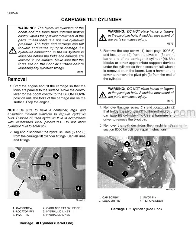 Photo 8 - Case 680K Service Manual Loader Backhoe 8-44360