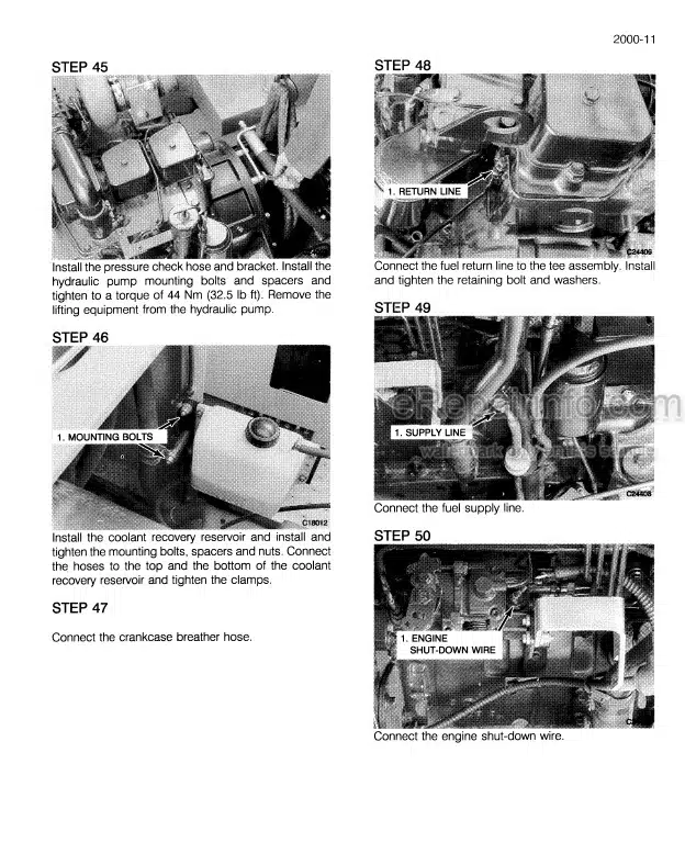 Photo 8 - Case 686G 686GXR Service Manual Telescopic Handler 7-89650