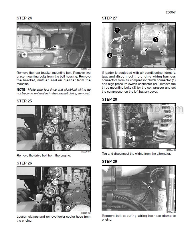 Photo 11 - Case 721D Service Manual Loader 6-47283