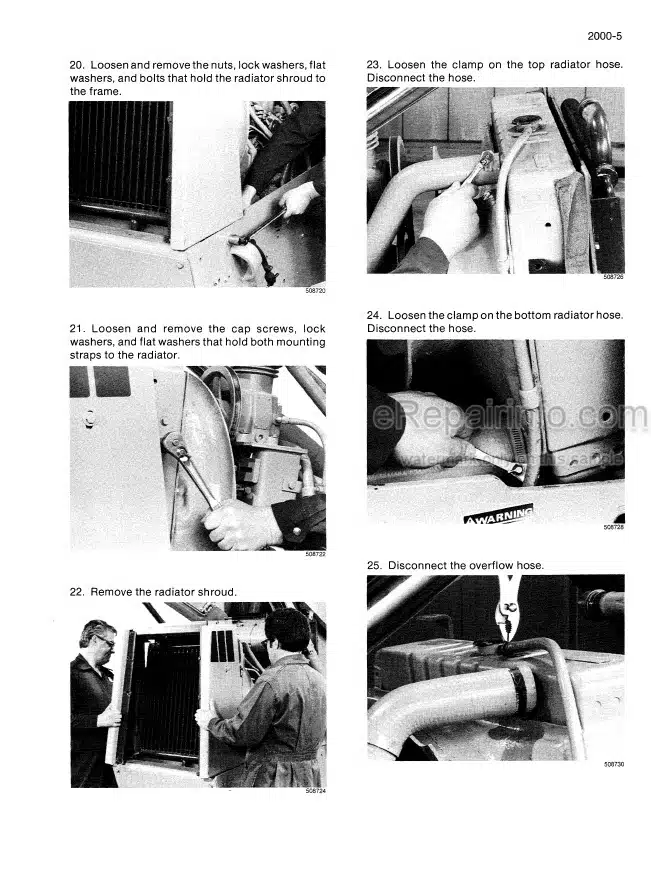 Photo 8 - Case CX47 Shop Manual Hydraulic Excavator S5PJ0002E