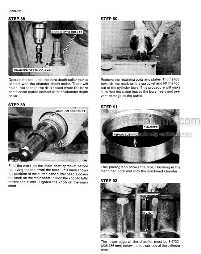 Photo 7 - Case 880C Service Manual Excavator 9-69762
