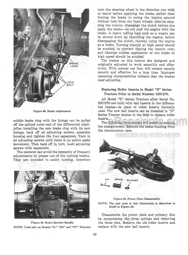 Photo 3 - Case D Series Service Manual Tractor And Engine 5632